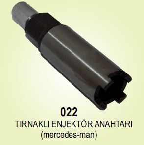 022-TIRNAKLI ENJEKTÖR ANAHTARI (MERCEDES-MAN)